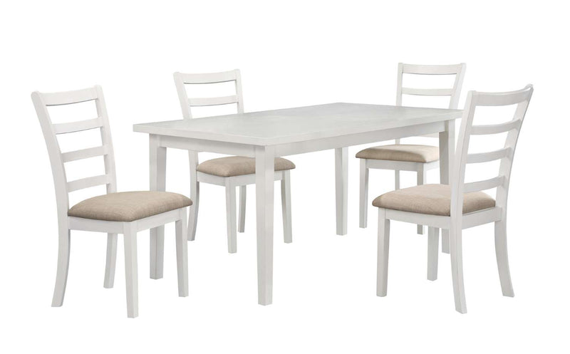 Edenwood 5-Piece Dining Set - White