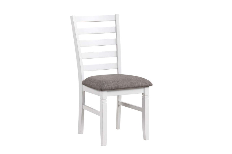 Lucas Side Chair - White/Grey