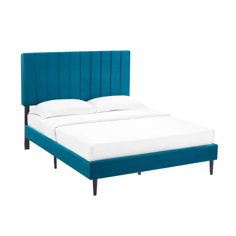 York Full Bed - Sea Green