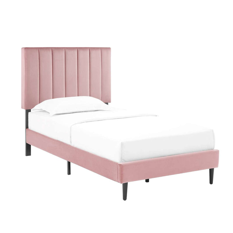 York Twin Bed - Pink