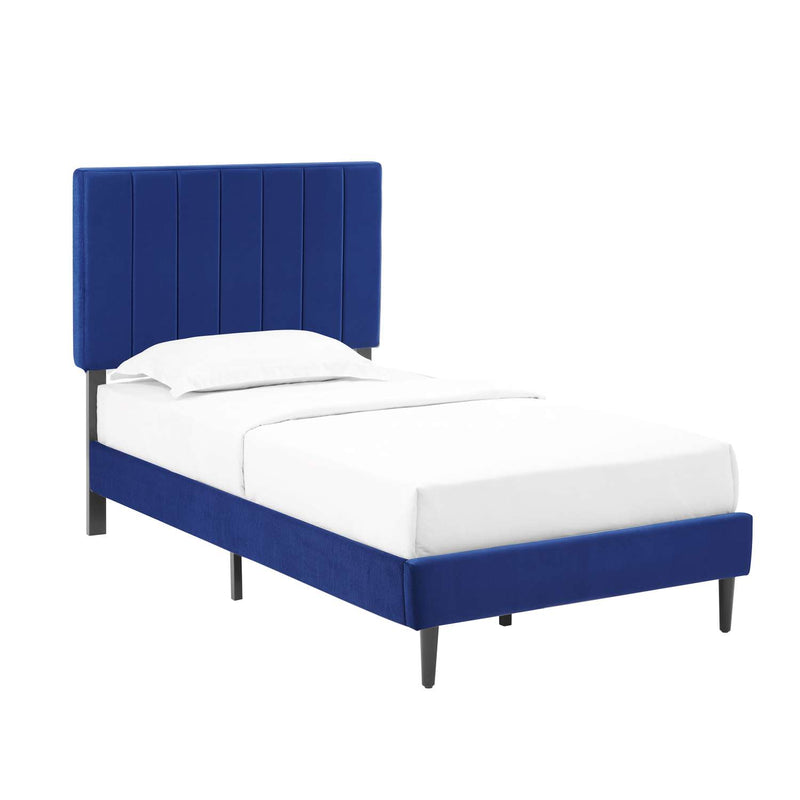 York Twin Bed - Blue