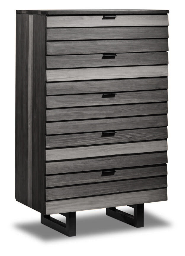 Bluffs 5 Drawer Chest - Graphite