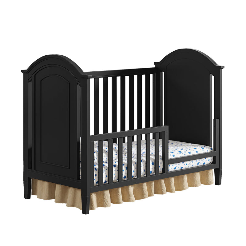 Natalie Cottage Crib/Toddler Rail - Black