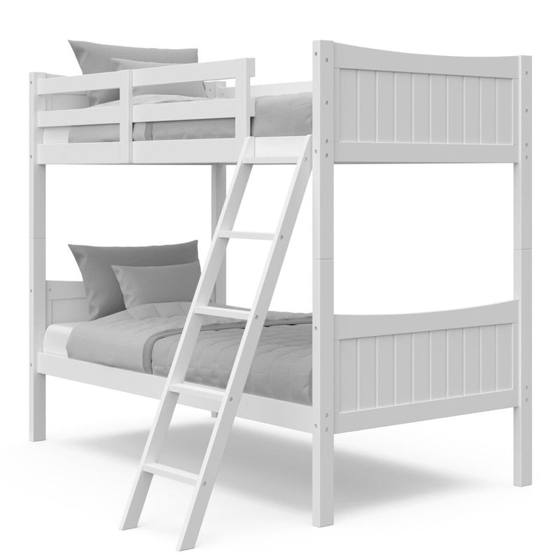 Cardinal Twin Bunk Bed - White