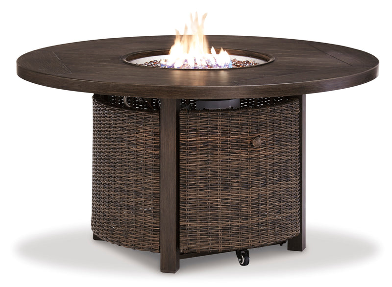 Outer Banks - Outdoor Fire Pit Table - Medium Brown