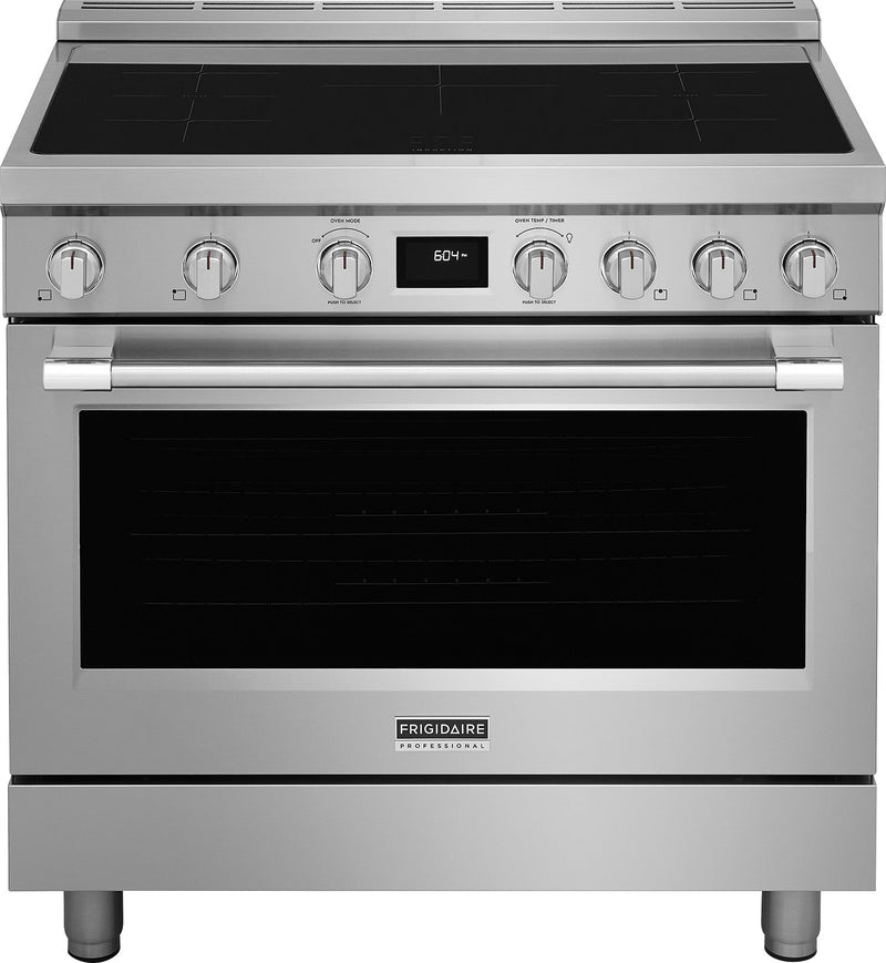 Frigidaire Professional Smudge-Proof Stainless Steel 36" Induction Freestanding Range (4.4 Cu. Ft) - PCFI3670AF