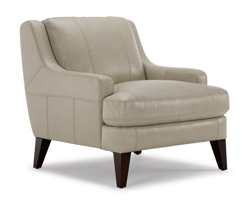 Rory Leather Chair - Ivory