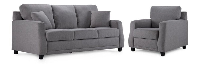 Mearn Sofa and Chair Set - Dove