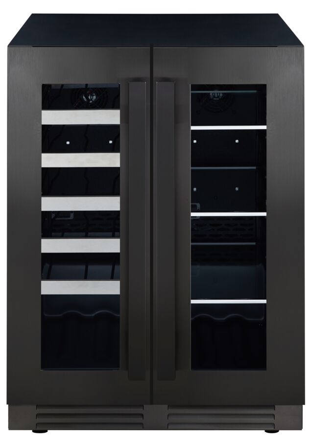 Marathon Beverage Cooler (MBWC56-FDBLS) - Black Steel