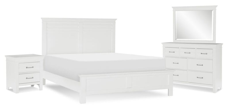 Dale 6-Piece Queen Bed Package - White