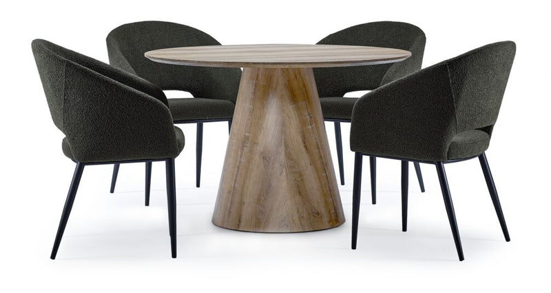 Gala 5-Piece Dining Set - Green