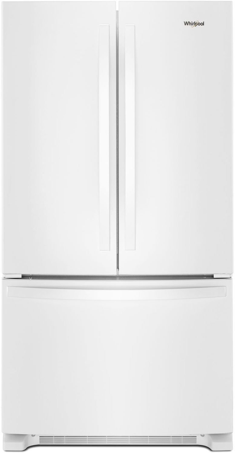 Whirlpool White Counter-Depth French Door Refrigerator (20 Cu. Ft.) - WRF540CWHW