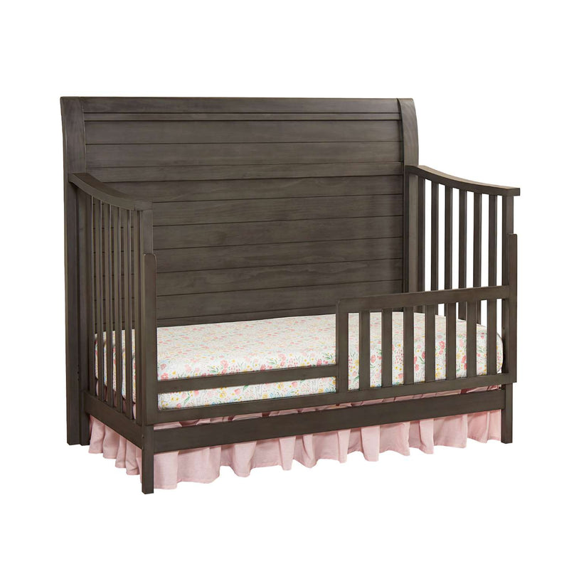 Grace Convertible Crib with Toddler Guard - Grey Dusk