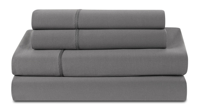 BEDGEAR Dri-Tec® 5-Piece King Split Sheet Set - Grey 