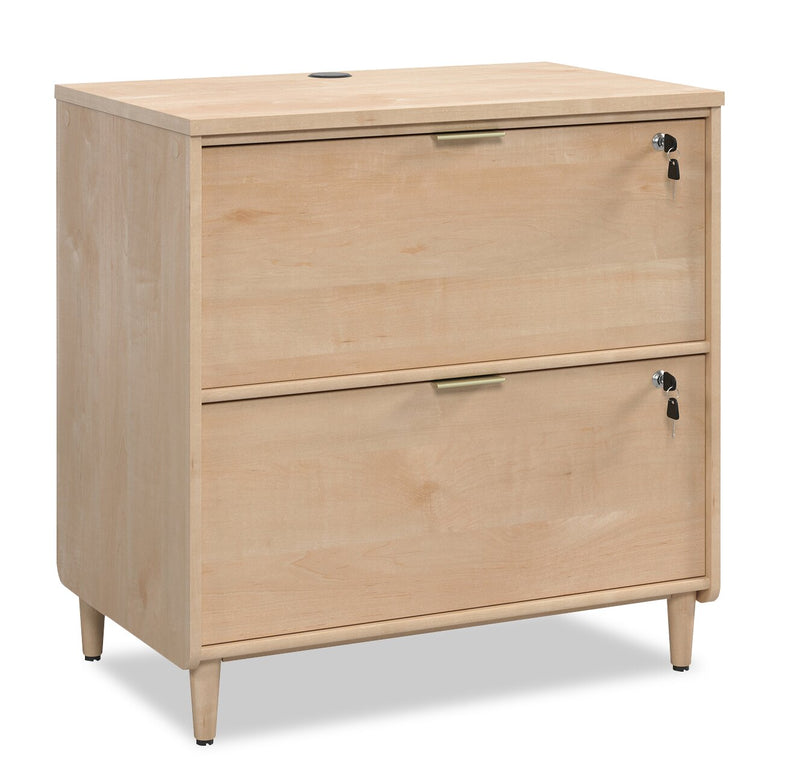 Beacon Hill Commercial Grade Filing Cabinet - Natural Maple