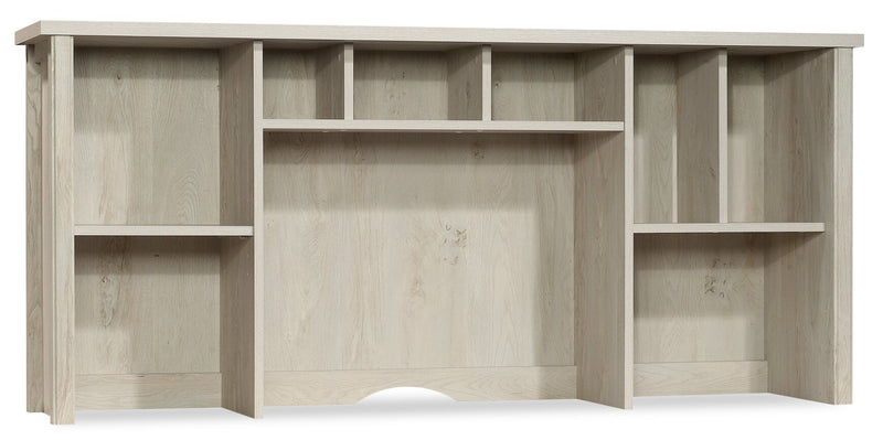 Alfena Commercial Grade Computer Hutch - Chalked Chestnut