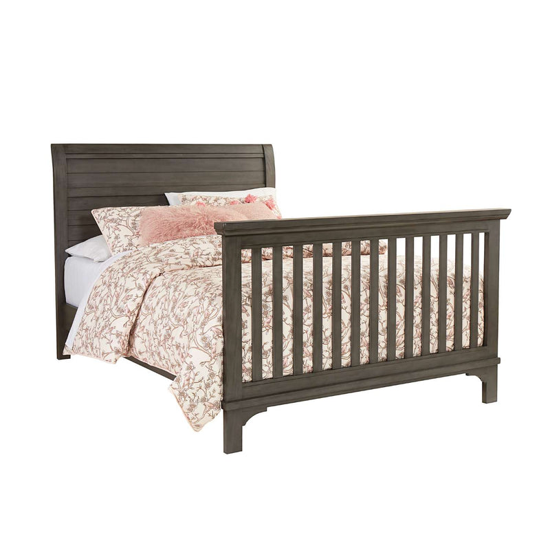 Grace Convertible Crib with Full Size Rails - Grey Dusk