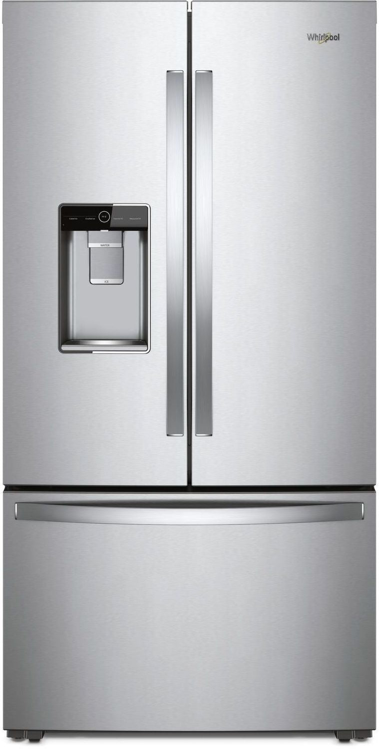 Whirlpool Stainless Steel Counter-Depth French Door Refrigerator (24 Cu. Ft.) - WRF954CIHZ