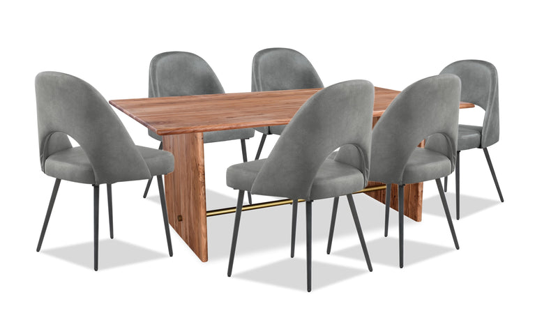 Academy 7-Piece Dining Package - Grey