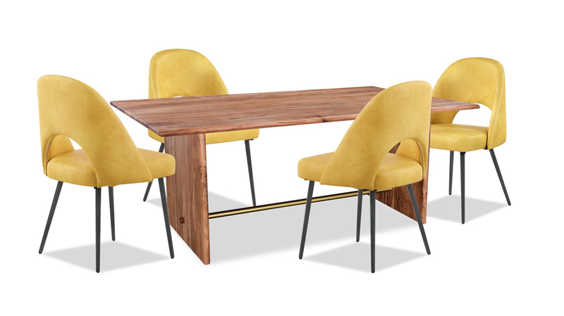 Academy 5-Piece Dining Package - Yellow
