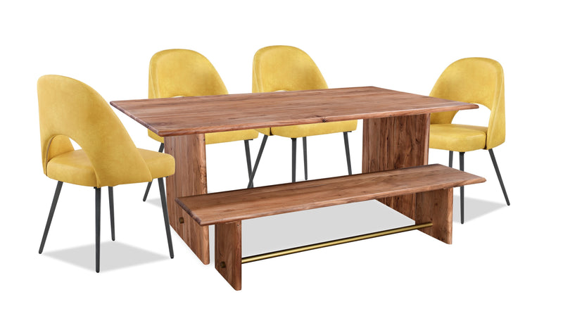 Academy 6-Piece Dining Package - Yellow