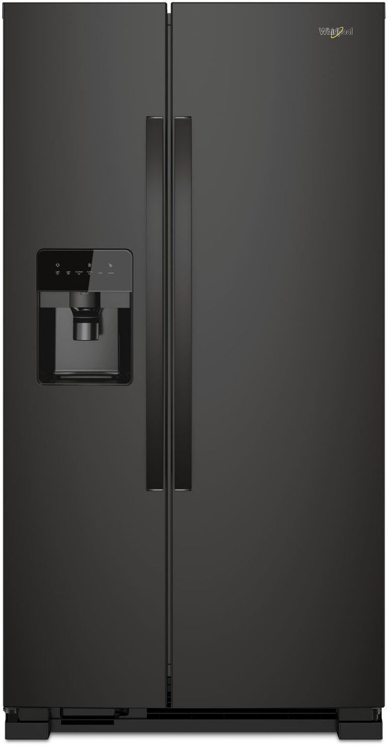 Whirlpool Black Side-by-Side Refrigerator (25 Cu. Ft.) - WRS335SDHB