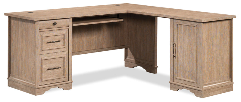 Stone Park Commercial Grade L-Shaped Desk