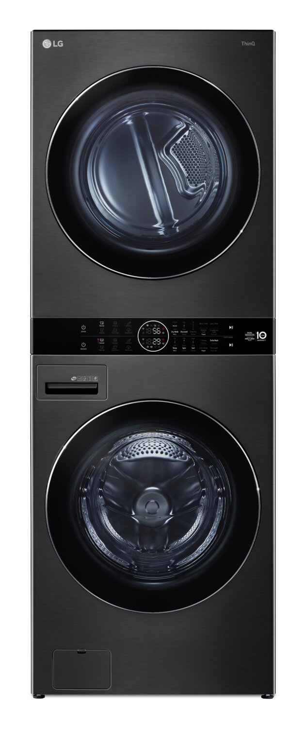 LG WashTower™ with 5.2 Cu. Ft. Washer and 7.2 Cu. Ft. Heat Pump Ventless Dryer - WKHC202HBA