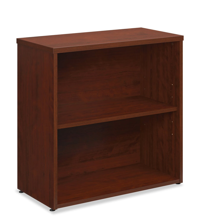 Affirm Commercial Grade 2-Shelf Bookcase - Classic Cherry 