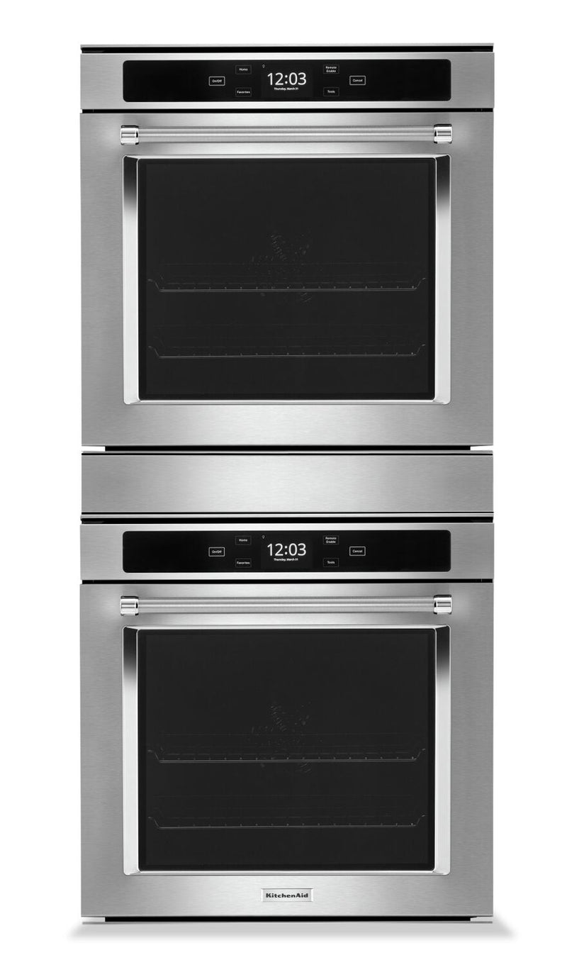 KitchenAid 5.2 Cu. Ft. Double Wall Oven with True Convection - KODC504PPS 