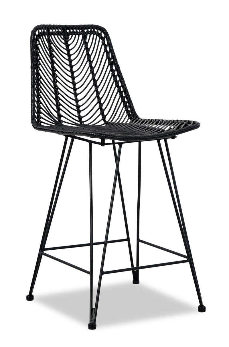 Zuma Counter-Height Stool - Black 