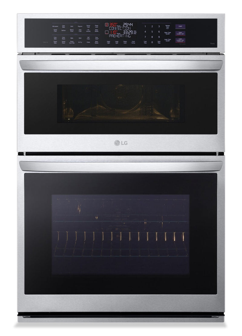 LG 6.4 Cu. Ft. Smart InstaView® Combination Wall Oven with Air Fry - WCEP6427F