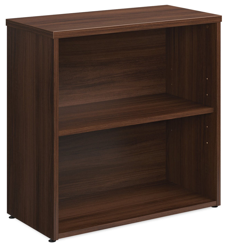 Affirm Commercial Grade 2-Shelf Bookcase - Noble Elm 