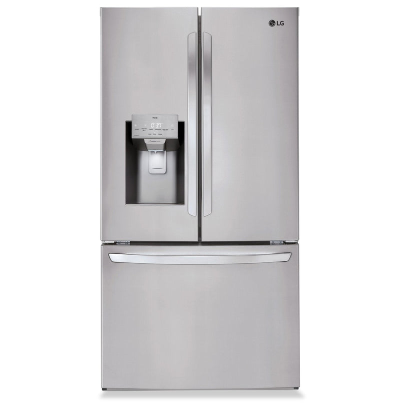 LG 28 Cu. Ft. French-Door Refrigerator with ThinQ® Technology - LRFS28XBS