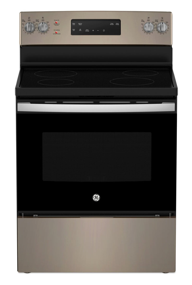 GE 5 Cu. Ft. Freestanding Electric Range with Self-Clean - JCB630ETES 