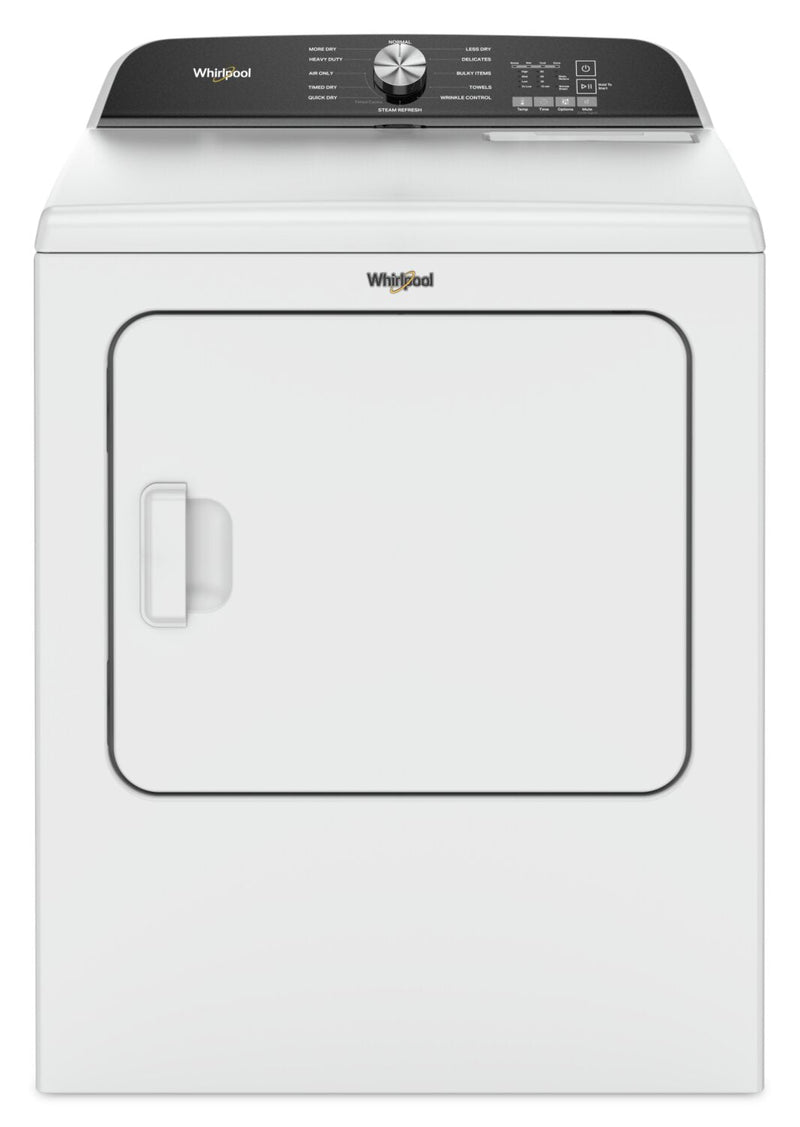 Whirlpool 7 Cu. Ft. Electric Dryer with Moisture Sensor and Steam - YWED6150PW