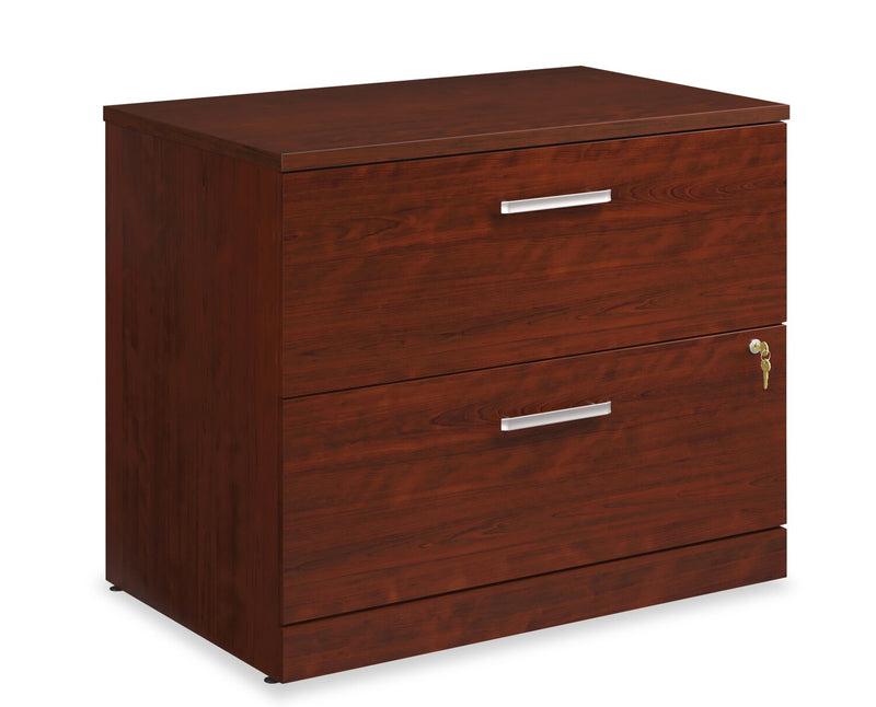 Sentinel Commercial Grade Assembled Lateral Filing Cabinet - Classic Cherry