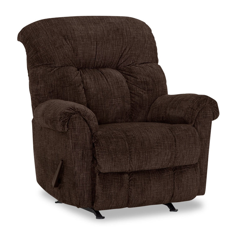 8527 Chenille Rocker Recliner - Fighter Mink 