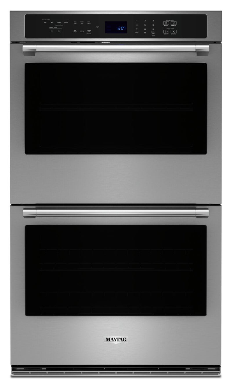 Maytag 8.6 Cu. Ft. Double Wall Oven with Air Fry and Basket - MOED6027LZ