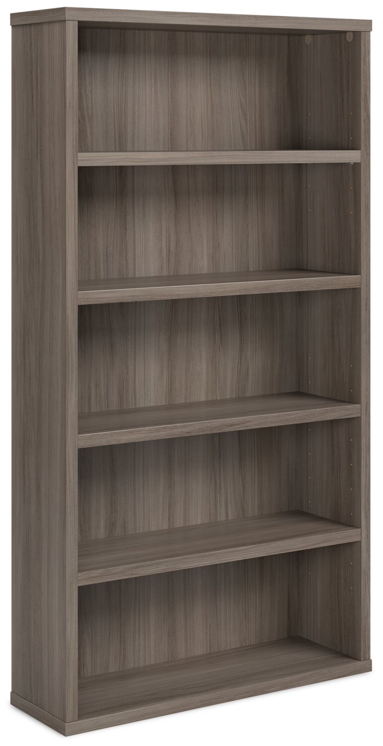 Affirm Commercial Grade 5-Shelf Bookcase - Hudson Elm 