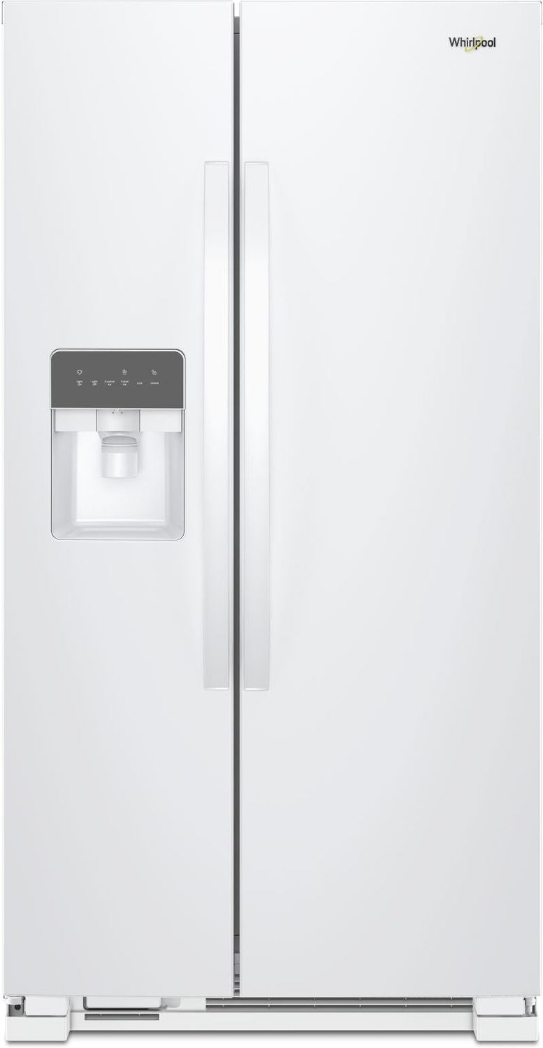 Whirlpool White Side-by-Side Refrigerator (25 Cu. Ft.) - WRS335SDHW