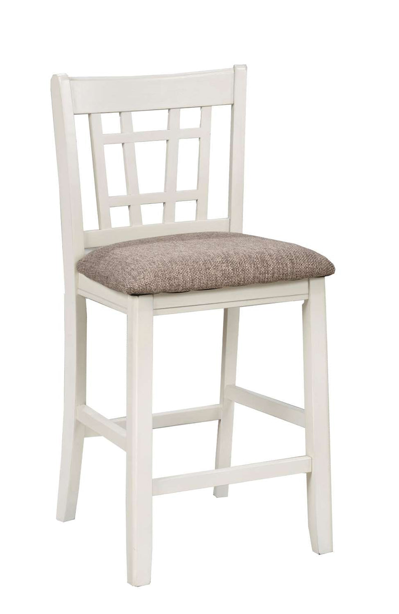 Harvey Counter Height Stool - White/Grey