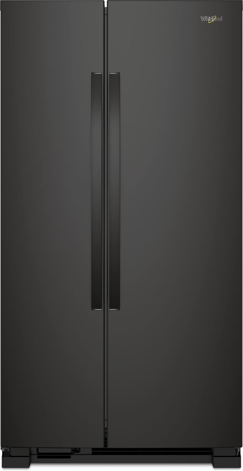 Whirlpool Black Side-by-Side Refrigerator (25 Cu. Ft.) - WRS315SNHB