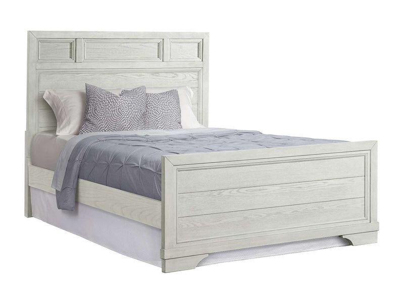 Abner Convertible Panel Full Bed - White
