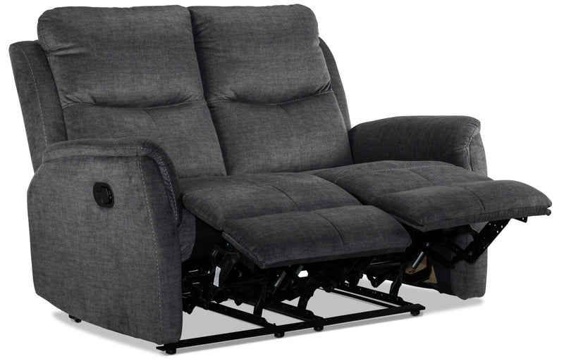 Glenmore Reclining Loveseat - Charcoal