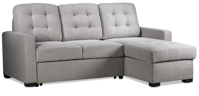 Nappier Pop-Up Sofabed - Light Grey
