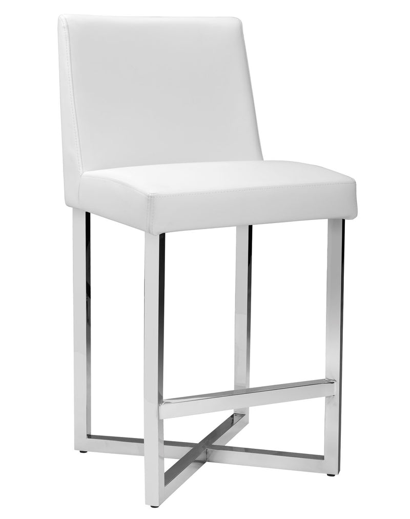 Wavre Counter Height Stool - White