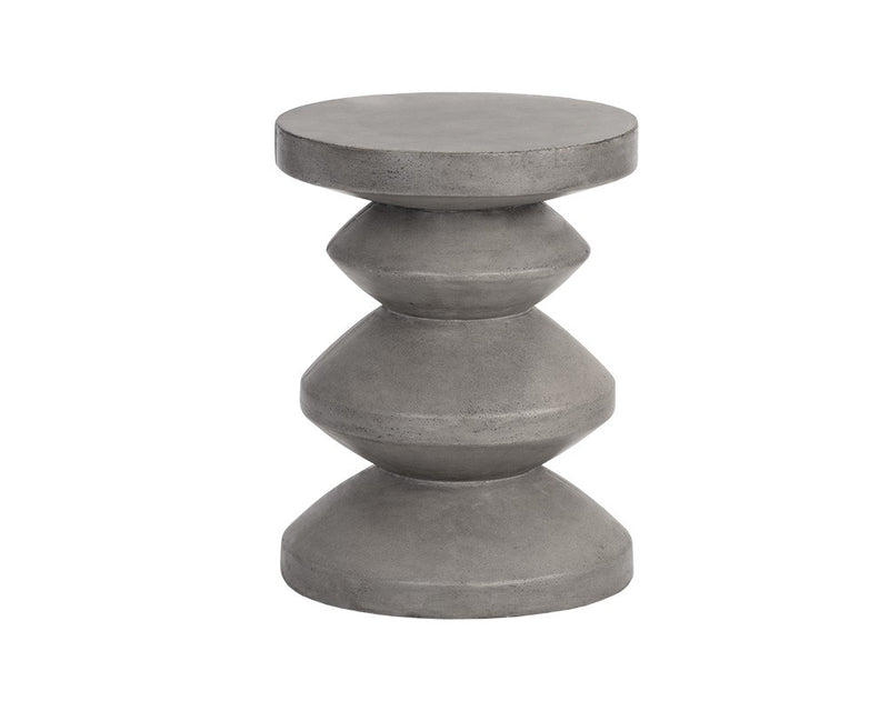 Koindu Concrete Indoor/Outdoor Accent Table - Grey