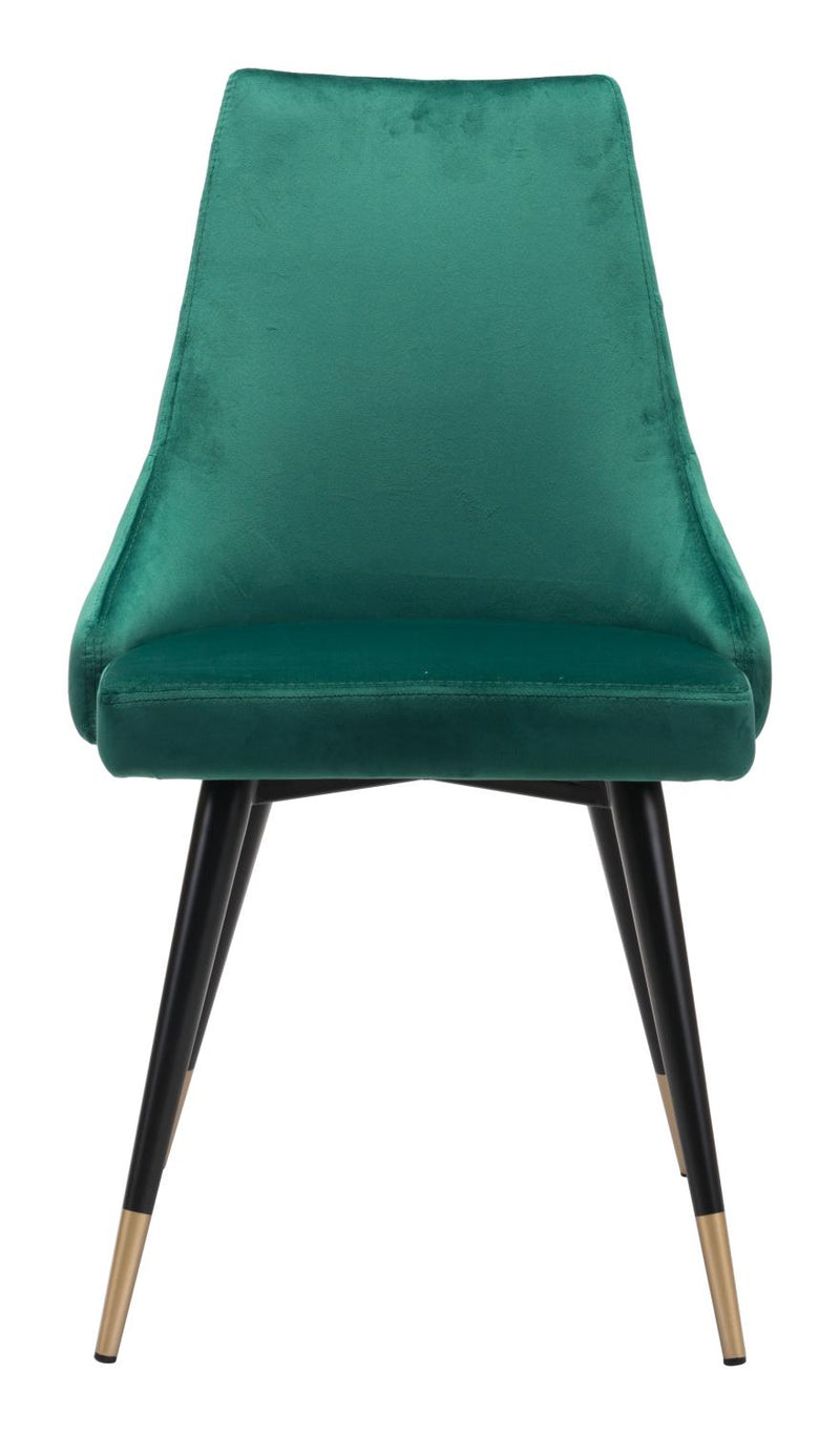 Travis Dining Chair - Green Velvet