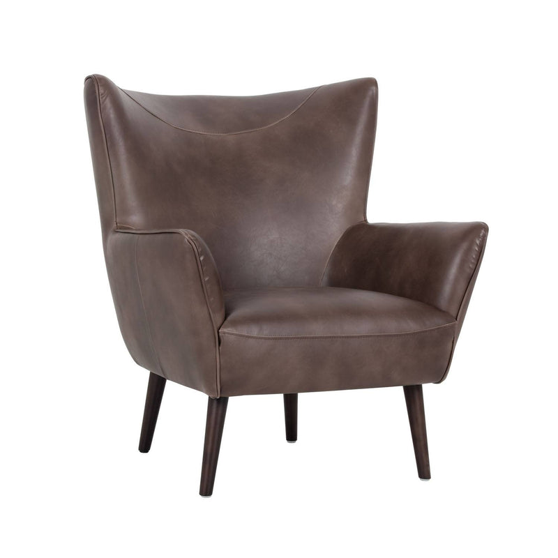 Boussu Occasional Chair - Dark Brown